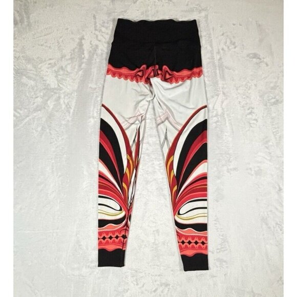 EVA VARRO Women's Yoga Pants SZ M Multi Color Double Layer Athletic Leggings - Picture 2 of 8